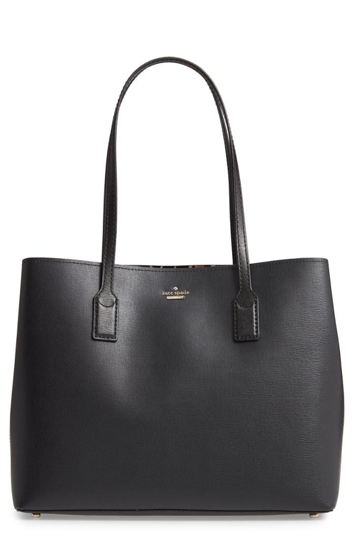 Kate Spade New York Hadley Road Dina Leather Bag - Black
