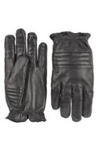 Men's Hestra Oscar Leather Gloves - Black