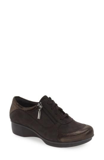 Women's Dansko 'loretta' Platform Sneaker .5-6us / 36eu M - Black