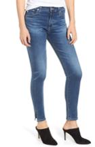 Women's Ag Farrah High Waist Split Hem Skinny Jeans