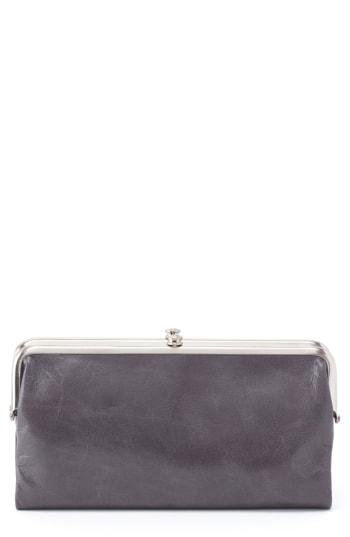 Women's Hobo Lauren Double Frame Clutch - Grey