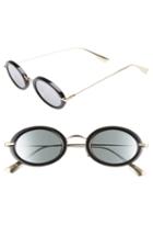Women's Christian Dior Hypnotic2 46mm Round Sunglasses - Black Gold/ Grey Silver