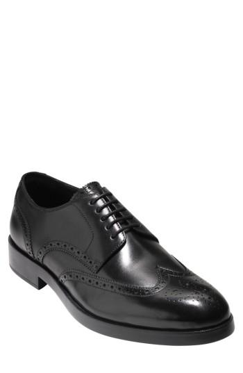 Men's Cole Haan 'harrison Grand' Wingtip .5 M - Black