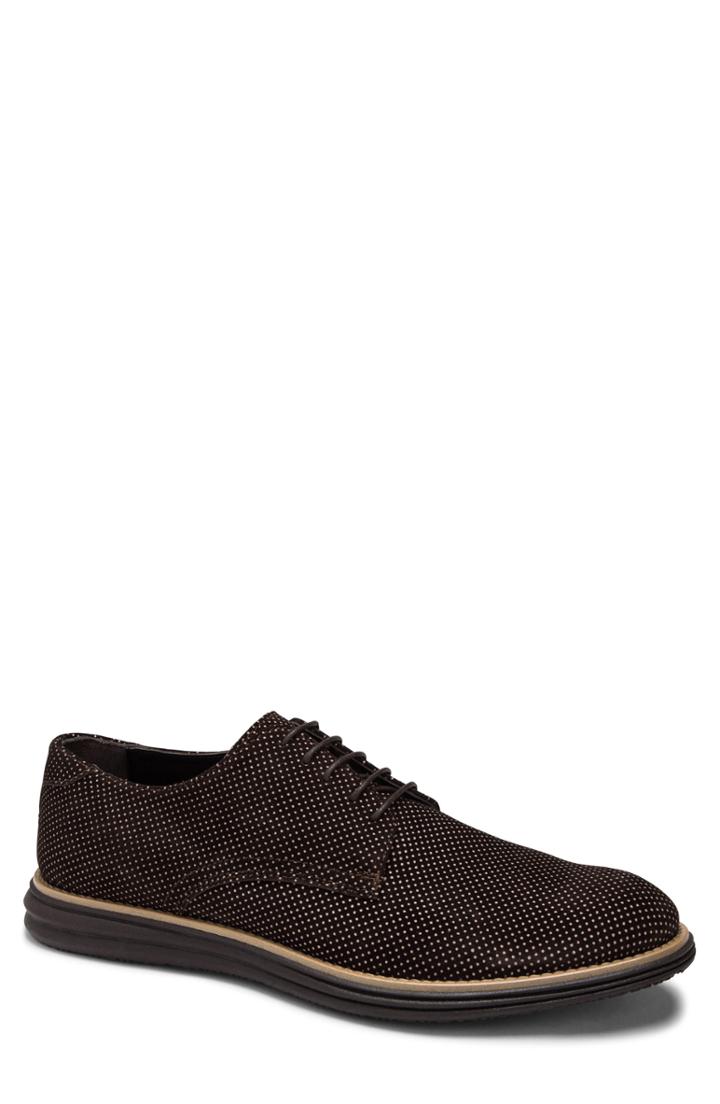 Men's Bugatchi Manarola Plain Toe Derby M - Brown