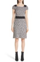 Women's St. John Collection Inlaid Eyelash Knit Dress