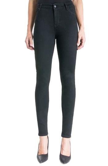 Petite Women's Liverpool Jeans Company Abby Mid Rise Soft Stretch Skinny Jeans P - Black