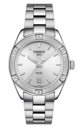 Women's Tissot Pr 100 Sport Chic Bracelet Watch, 38mm