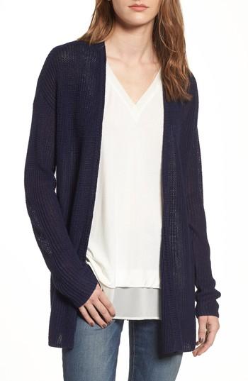 Women's Trouve Twist Back Cardigan - Blue