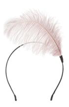 Cara Feather Headband, Size - Pink