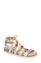Women's Birkenstock Cleo Gladiator Sandal -6.5us / 37eu D - Metallic