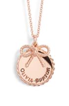 Women's Olivia Burton Coin Bow Pendant Necklace