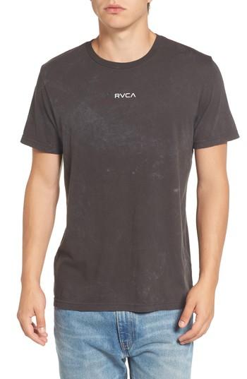 Men's Rvca Small Logo Graphic T-shirt, Size - Black