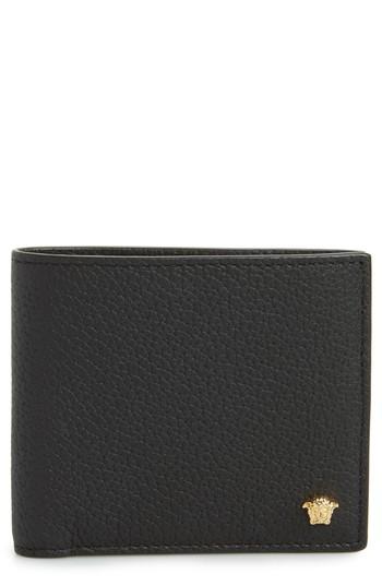 Men's Versace First Line Leather Wallet - Yellow