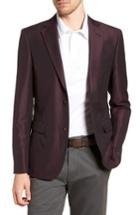 Men's Strong Suit Shelby Trim Fit Wool & Linen Blazer R - Purple