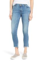 Women's Kut From The Kloth Reese Frayed Straight Leg Ankle Jeans