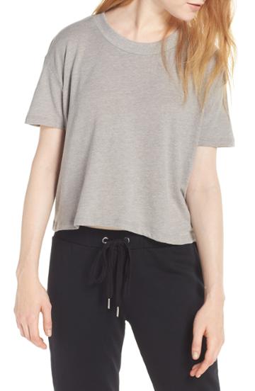 Women's Alternative Headliner Cropped Tee, Size - Grey