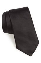 Men's Gitman Silk Tie, Size X-long - Black