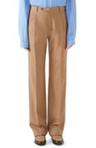 Men's Gucci Pleated Wool Trousers R Eu - Beige
