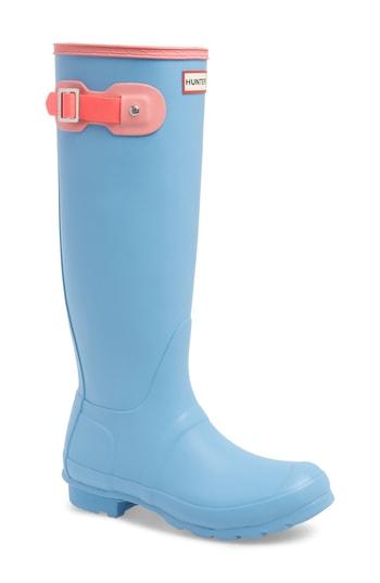 Women's Hunter Original Colorblock Knee High Rain Boot M - Red