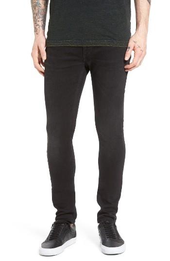 Men's Nudie Jeans Skinny Lin Skinny Fit Jeans X 34 - Black