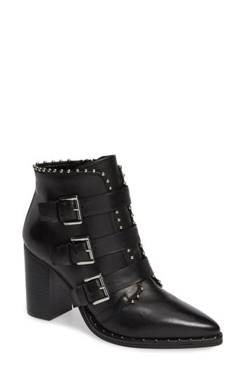 Women's Steve Madden Humble Bootie .5 M - Black