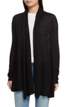 Women's Theory Featherweight Cashmere Cardigan - Black