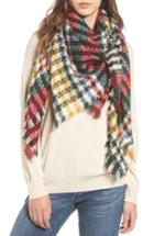 Women's Bp Heritage Houndstooth Square Scarf, Size - White