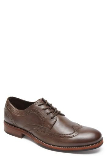Men's Rockport Wyat Wingtip W - Brown