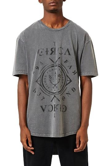 Men's Topman Circa Graphic Longline T-shirt