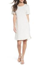 Women's Knot Sisters Hindi T-shirt Dress - White