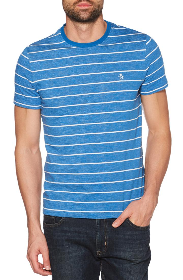 Men's Original Penguin Slim Fit Feeder Striped T-shirt