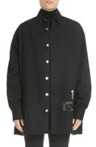 Men's Raf Simons Easy Fit Denim Jacket - Black