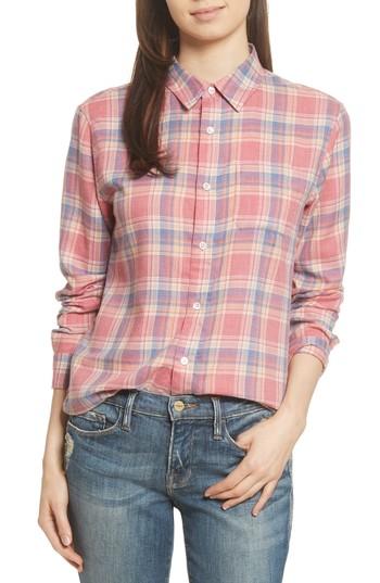 Women's Frame True Plaid Shirt - Red