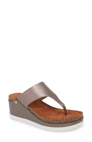 Women's Sudini Paige Wedge Mule W - Metallic