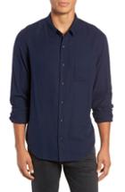 Men's Rails Connor Regular Fit Pique Sport Shirt - Blue