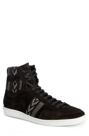 Men's Saint Laurent High Top Sneaker Us / 40eu - White