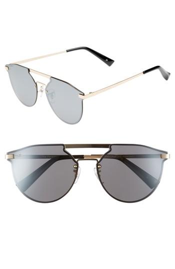 Women's Prive Revaux The Parisian 62mm Aviator Sunglasses - Gold/ Silver