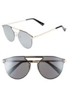 Women's Prive Revaux The Parisian 62mm Aviator Sunglasses - Gold/ Silver
