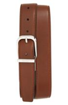 Men's Salvatore Ferragamo Reversible Leather Belt - Cuoio/ Nero