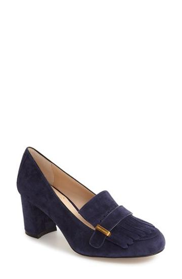 Women's Vince Camuto Triss Kiltie Pump M - Blue