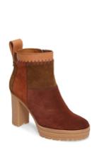 Women's See By Chloe Polina Patchwork Bootie Us / 36eu - Brown