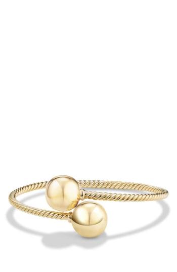 Women's David Yurman 'solari' Bypass Bracelet In 18k Gold