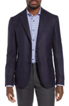 Men's Nordstrom Signature Trim Fit Loro Piana Cashmere Blazer S - Blue