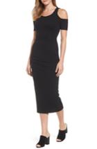 Women's Michael Stars Cold Shoulder Body-con Dress - Black