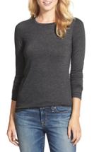 Women's Halogen Long Sleeve Modal Blend Tee - Grey