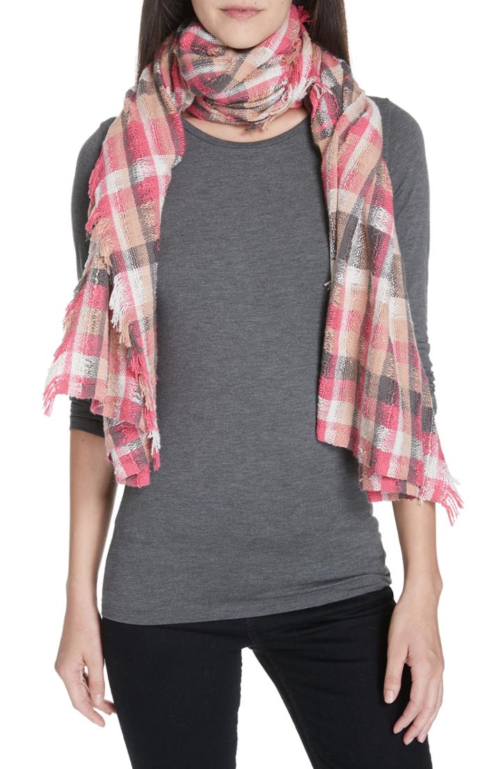Women's Eileen Fisher Check Wrap