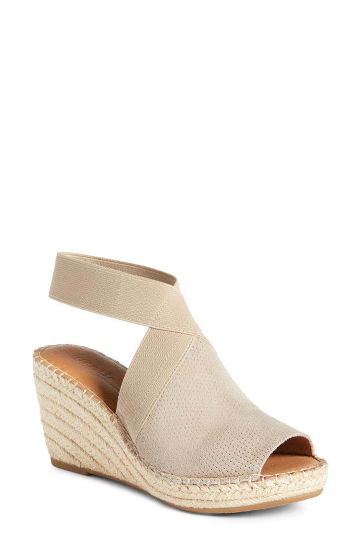 Women's Gentle Souls By Kenneth Cole Colleen Espadrille Wedge M - Grey