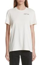 Women's Off-white Quotes Casual Tee