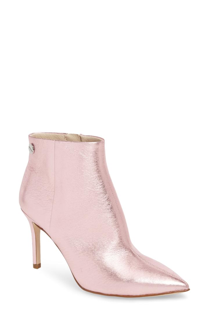Women's Louise Et Cie Sonya Pointy Toe Bootie .5 M - Pink