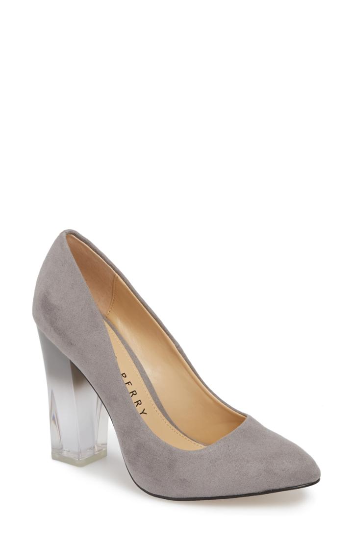 Women's Katy Perry Statement Heel Pump .5 M - Grey